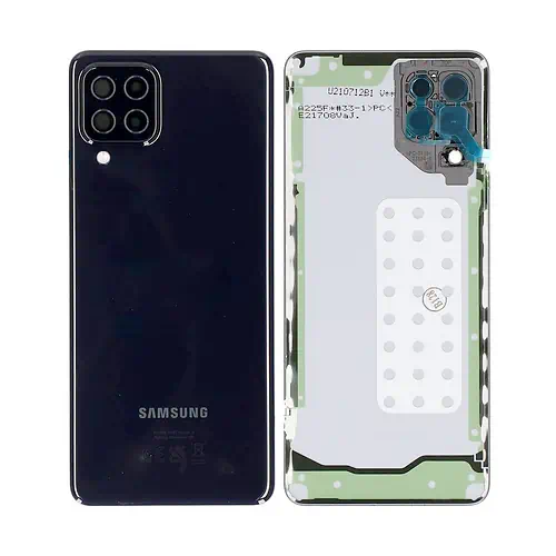 Samsung Galaxy A22 4G Black Back Cover With Lenses