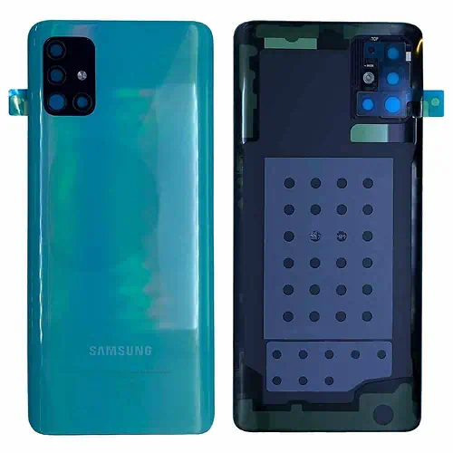 Samsung Galaxy A51 4G Blue Back Cover With Lenses