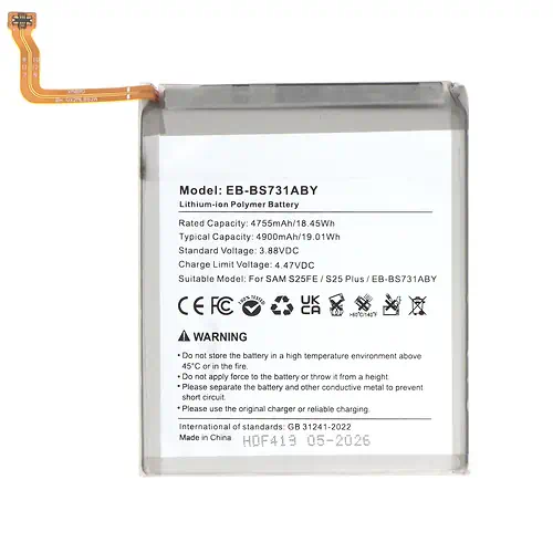 Batería Samsung Galaxy S25 FE 4900mAh EB-BS731ABY