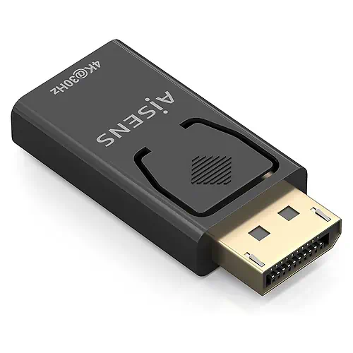 Adaptateur DisplayPort vers HDMI 4K 30Hz Noir