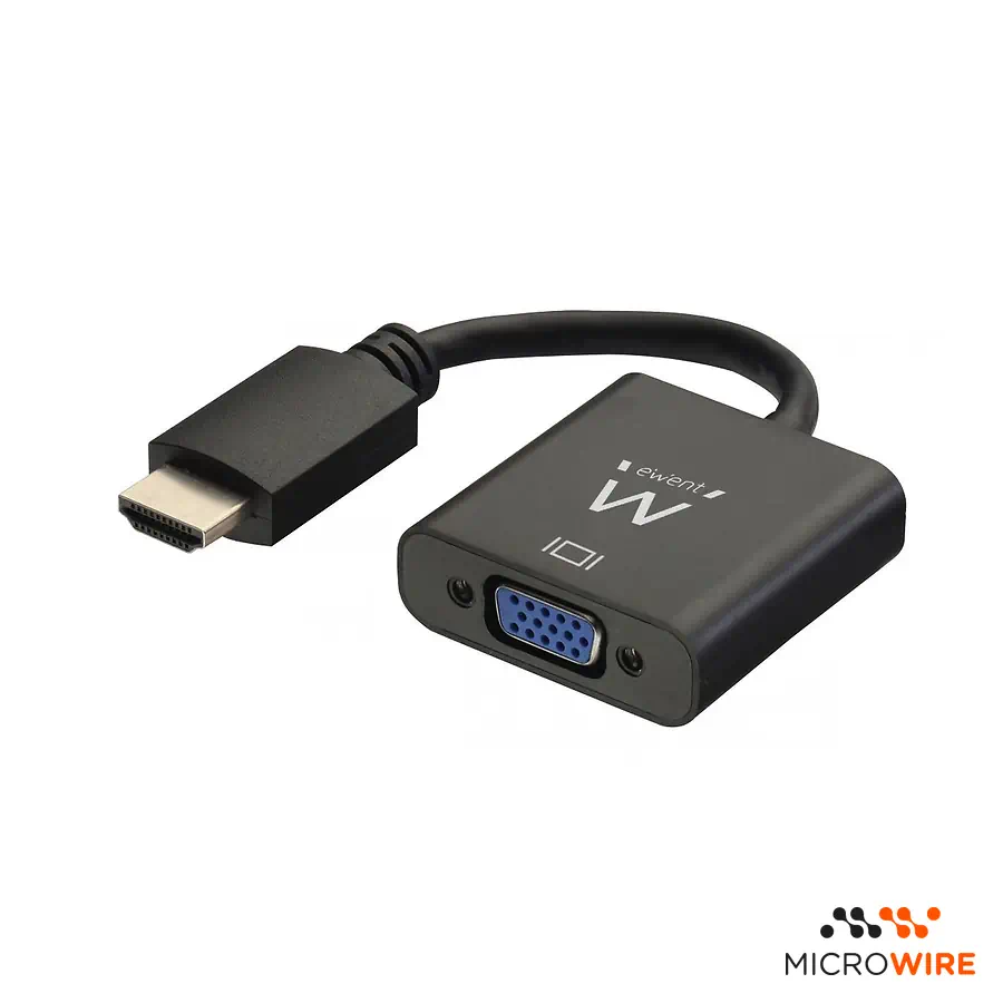 Adaptador HDMI Macho para VGA Femea Ewent 15cm