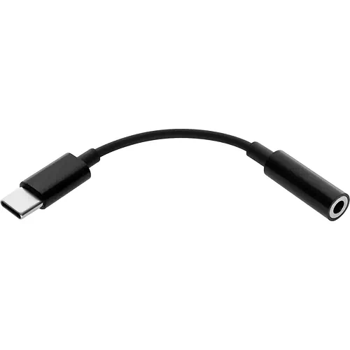 Adaptateur USB-C vers Audio Jack 10cm Noir