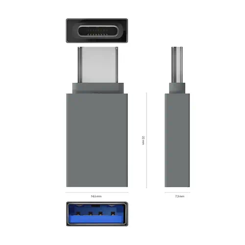 Adaptateur USB-C para USB 3.2 AISENS