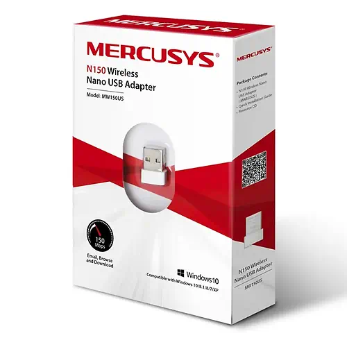 Adaptateur USB Mercusys MW150US 150Mbps Wireless
