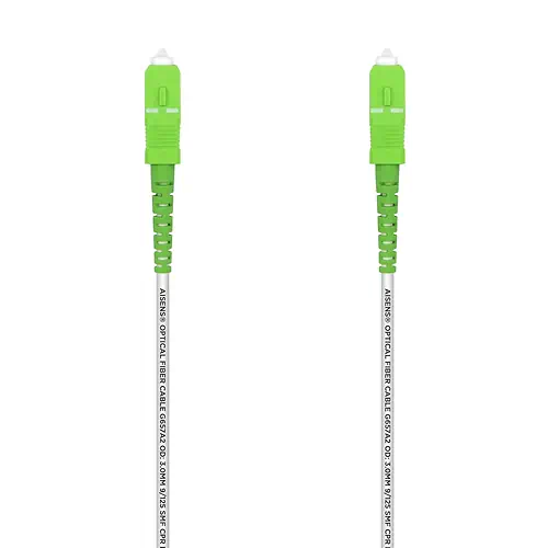 Câble de Fibre Optique Aisens 3m Blanc