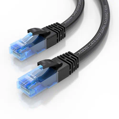 Câble Réseau Aisens Cat 6 UTP 25cm Noir