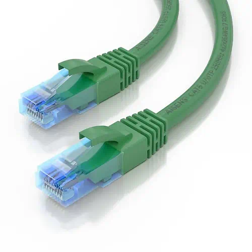 Aisens Câble Réseau Cat 6 UTP 25cm Vert
