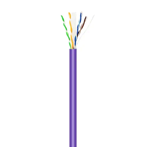 Aisens Câble Réseau Extérieur Étanche Cat 6 UTP 100m Violet