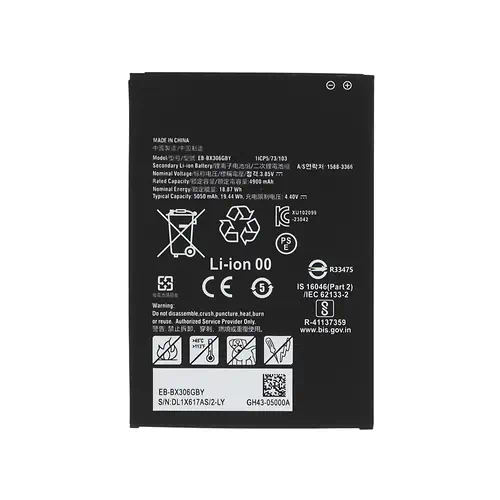 Batterie Samsung Galaxy Tab Active5 Pro EB-BX306GBY 5050mAh