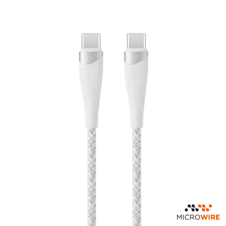 Câble de Données Micro Wire Type C 1M Blanc