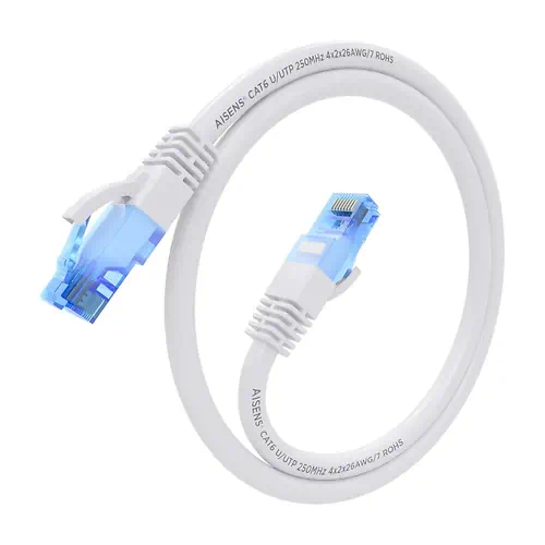 Câble Réseau Aisens Cat 6 UTP 25cm Blanc