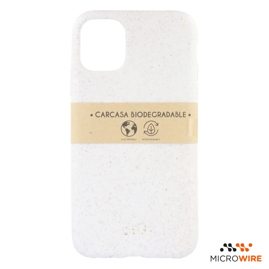 White Biodegradable Phone 12 Mini Case