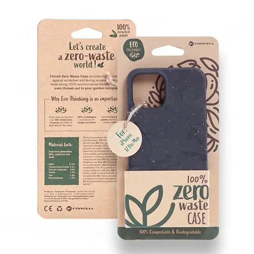 Coque Biodégradable Noire pour iPhone 12 Pro Max