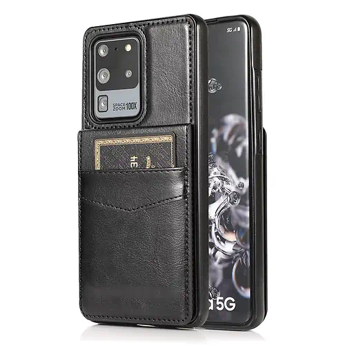 Étui Portefeuille Noir Samsung Galaxy S20 Ultra