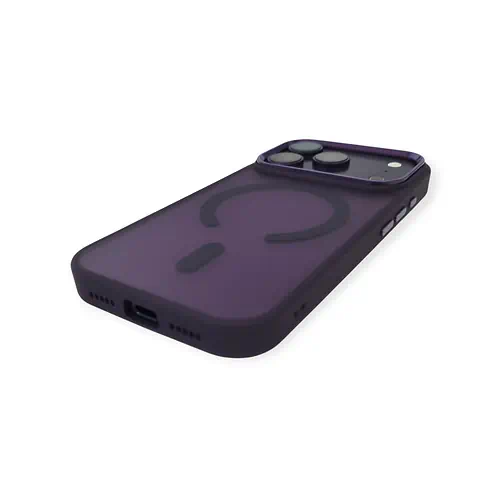 Funda Morado Transparente con Magsafe iPhone 17 Pro 18 Pro