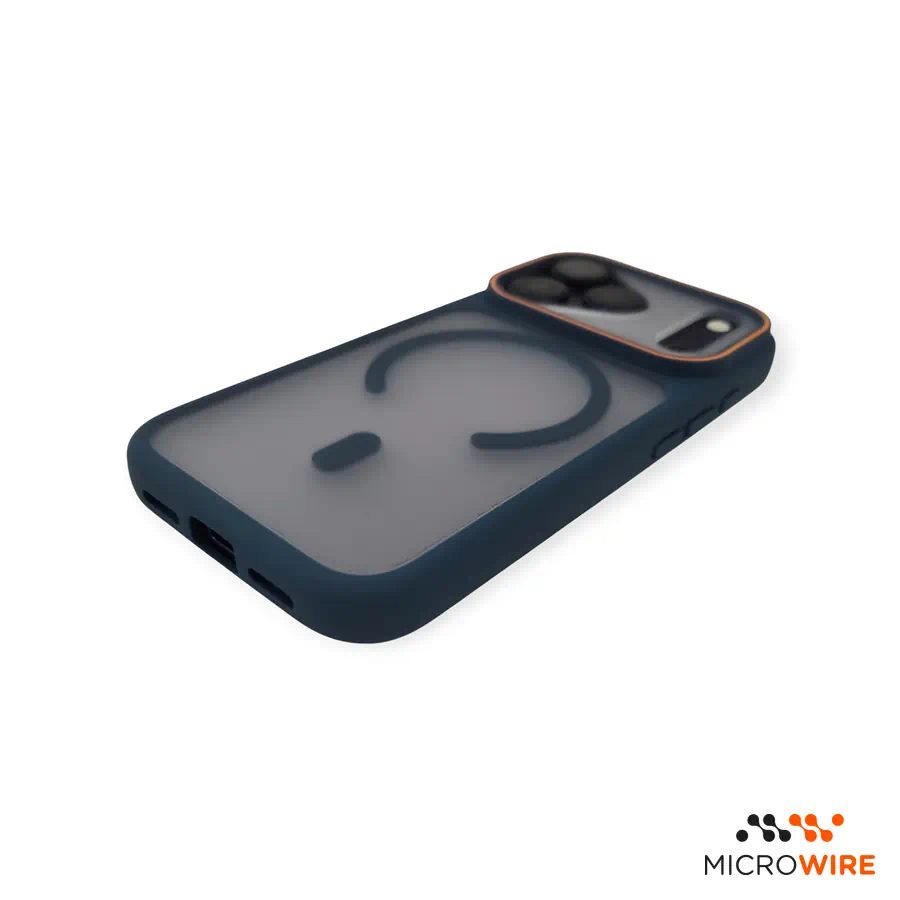 Funda Transparente y Azul con MagSafe iPhone 17 Pro 18 Pro