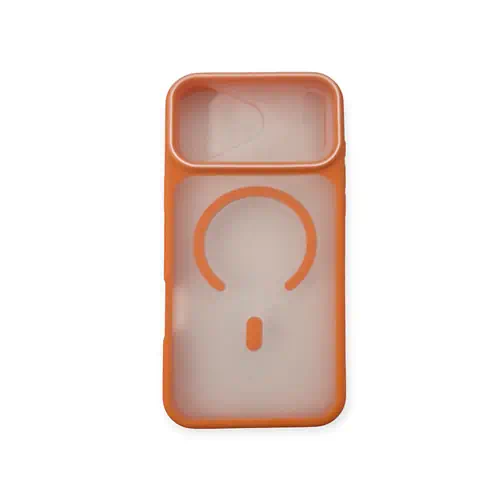 Coque Transparente et Orange avec MagSafe iPhone 17 Pro Max 18 Pro Max