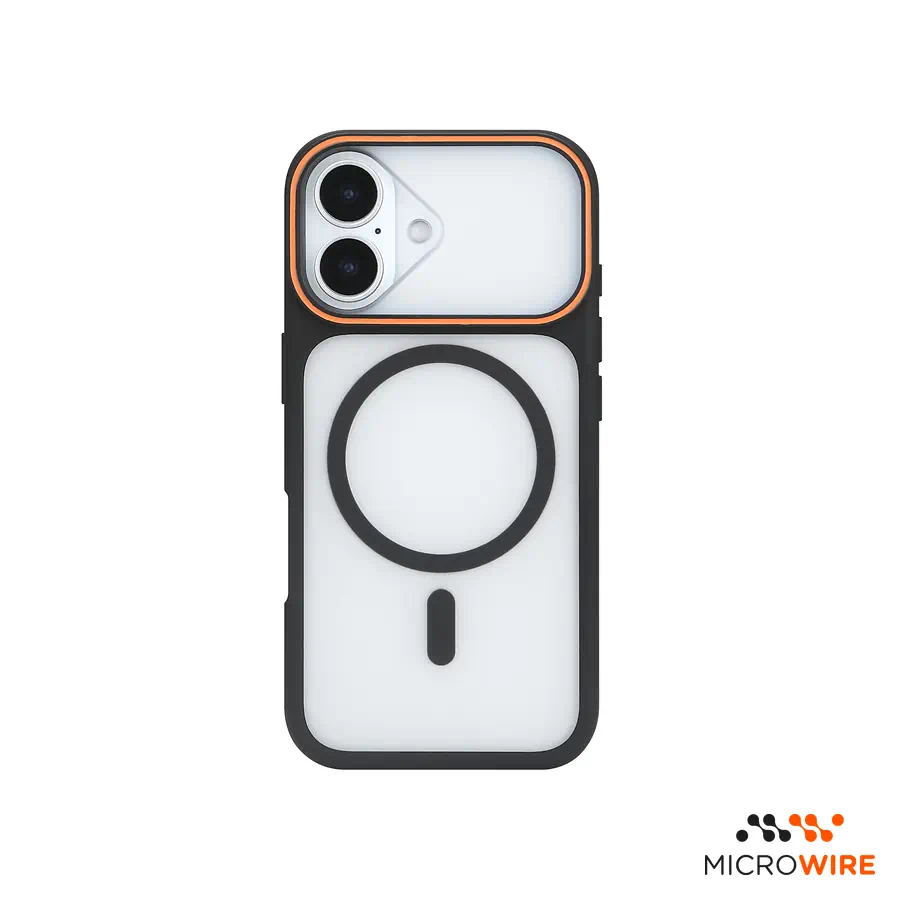 Coque Transparente Noire MagSafe iPhone 17 Pro 18 Pro