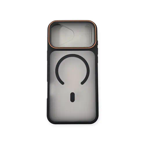 Coque Transparente et Noir avec Magsafe iPhone 17 Pro Max 18 Pro Max