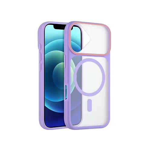Coque Transparente et Rose avec MagSafe iPhone 17 Pro 18 Pro