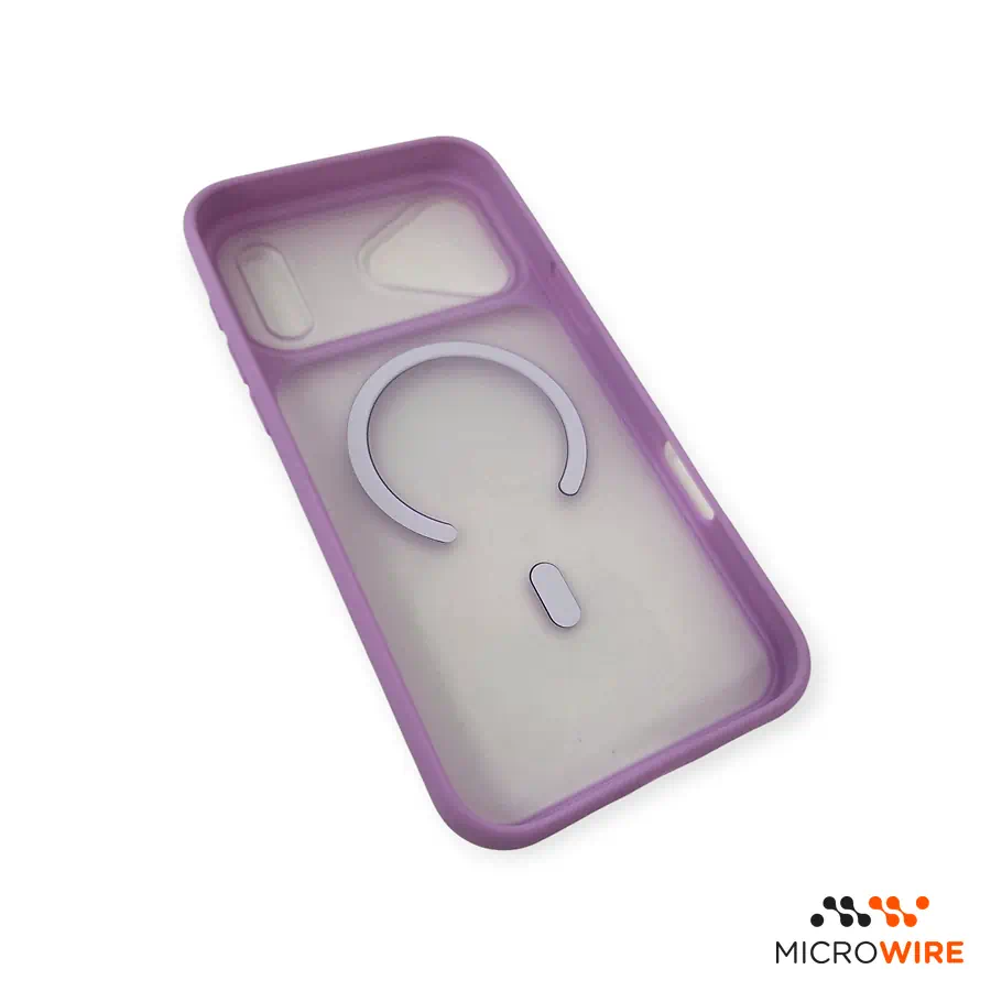 Coque Transparente et Rose avec Magsafe iPhone 17 Pro Max 18 Pro Max