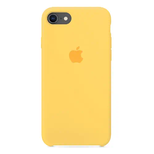 Coque en Silicone Jaune iPhone 7 8 SE