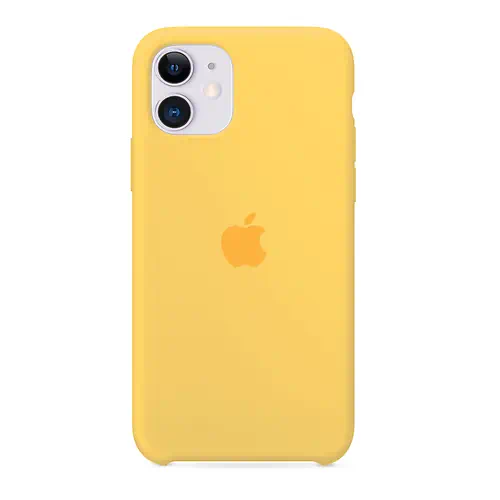 Coque en Silicone Jaune iPhone 11