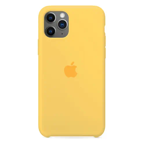 Coque en Silicone Jaune iPhone 11 Pro