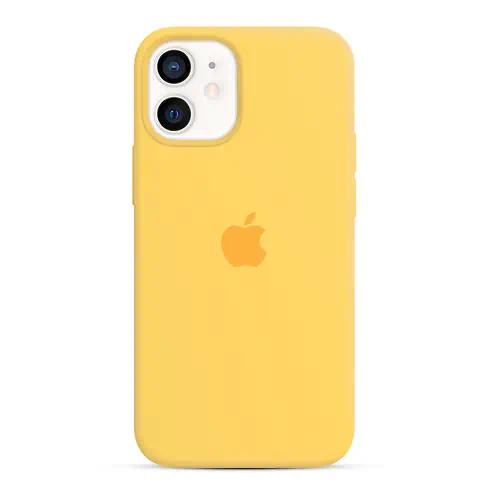 Coque en Silicone Jaune iPhone 12 12 Pro