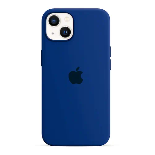 Coque en Silicone Bleu Foncé iPhone 13 Mini