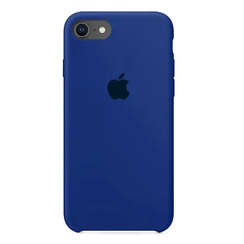 Coque en Silicone Bleu Foncé iPhone 7 8 SE