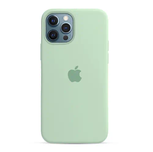 Coque en Silicone Bleu Vert iPhone 12 Pro Max