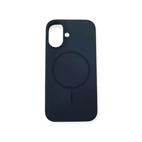 Blue iPhone 16 Silicone Case with MagSafe