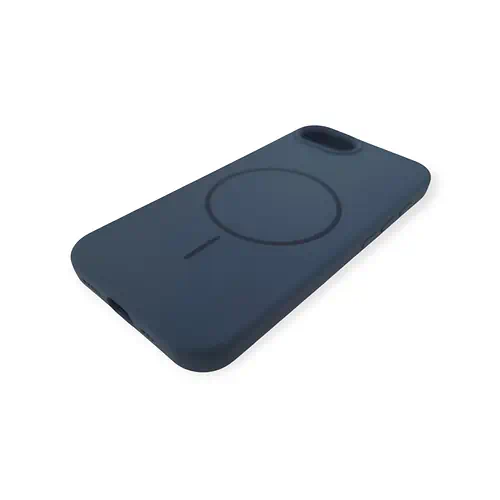 Blue iPhone 16e Silicone Case with MagSafe