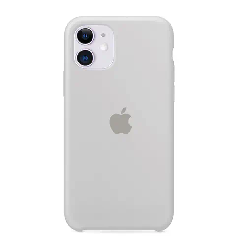 Coque en Silicone Beige iPhone 11