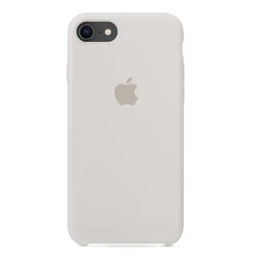 Coque en Silicone Beige iPhone 7 8 SE