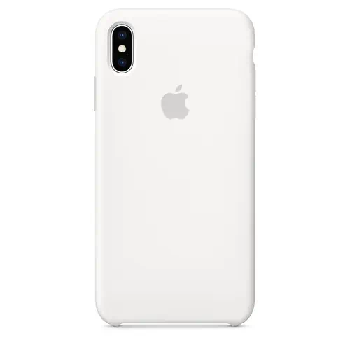Coque en Silicone Blanche iPhone X et XS