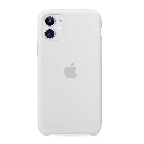 Coque en Silicone Blanc iPhone 11