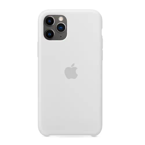 Coque en Silicone Blanche iPhone 11 Pro