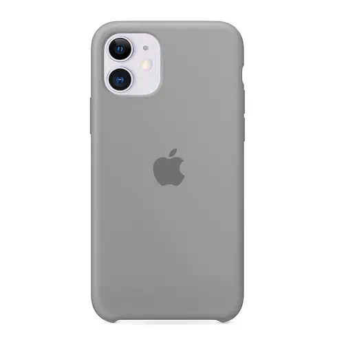 Silicone Case Light Grey iPhone 11