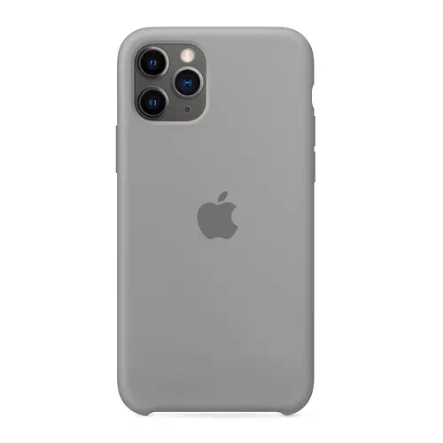 Coque en Silicone Gris Clair iPhone 11 Pro