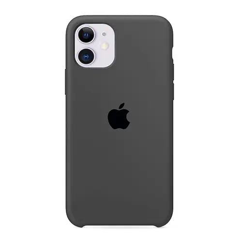 Coque en Silicone Gris Foncé iPhone 11