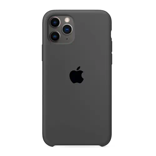 Coque en Silicone Gris Foncé iPhone 11 Pro