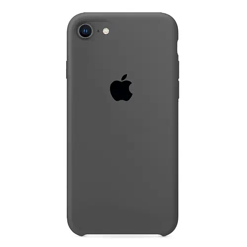 Coque en Silicone Gris Foncé iPhone 7 8 SE