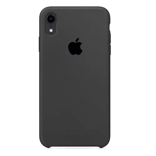 Coque en Silicone Gris Foncé iPhone XR