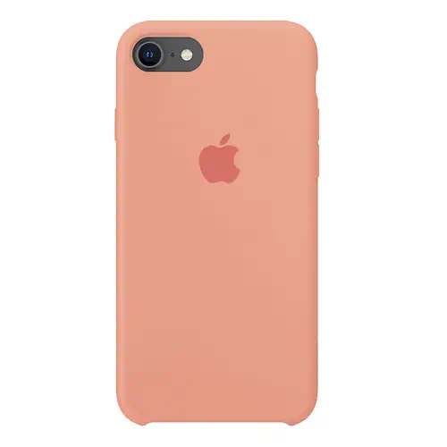 Coque en Silicone Orange Clair iPhone 7 8 SE