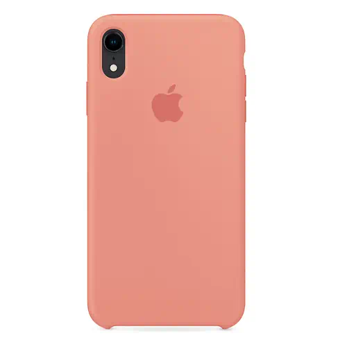 Coque en Silicone Orange Clair iPhone XR