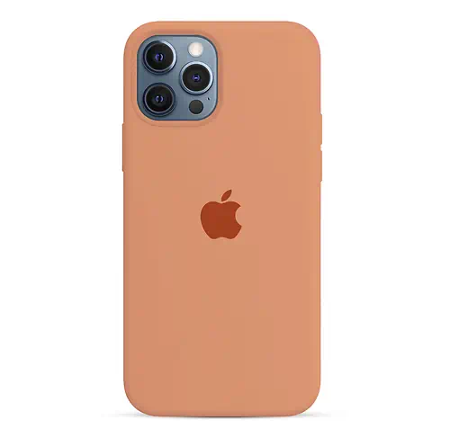 Coque en Silicone Orange iPhone 12 Pro