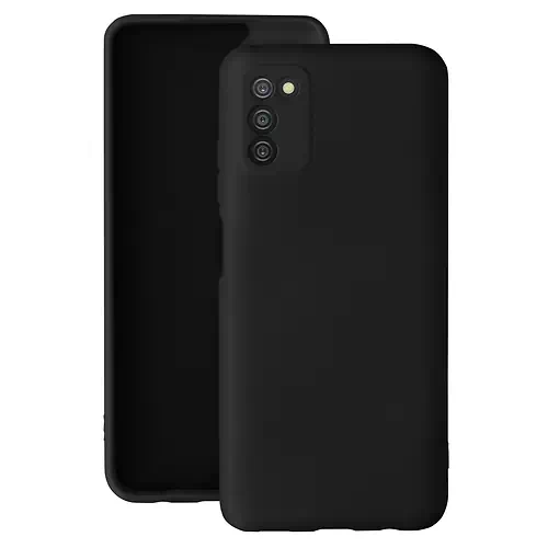 Funda de Silicona Negra Samsung Galaxy A03s