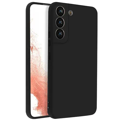 Capa de Silicone Preta Samsung Galaxy S22